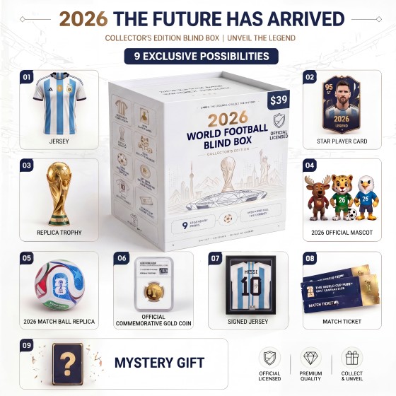 2026 USA-Mexico-Canada World Cup Gift Blind Box