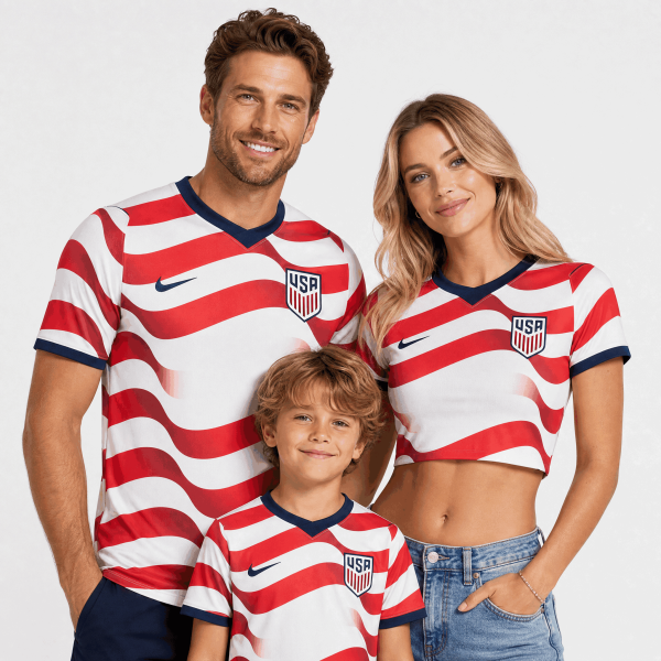 T-shirt de la Coupe du Monde 2026 - Ensemble familial (veuillez indiquer la taille dans les remarques de commande) (pour d\'autres équipes, contactez le service client)